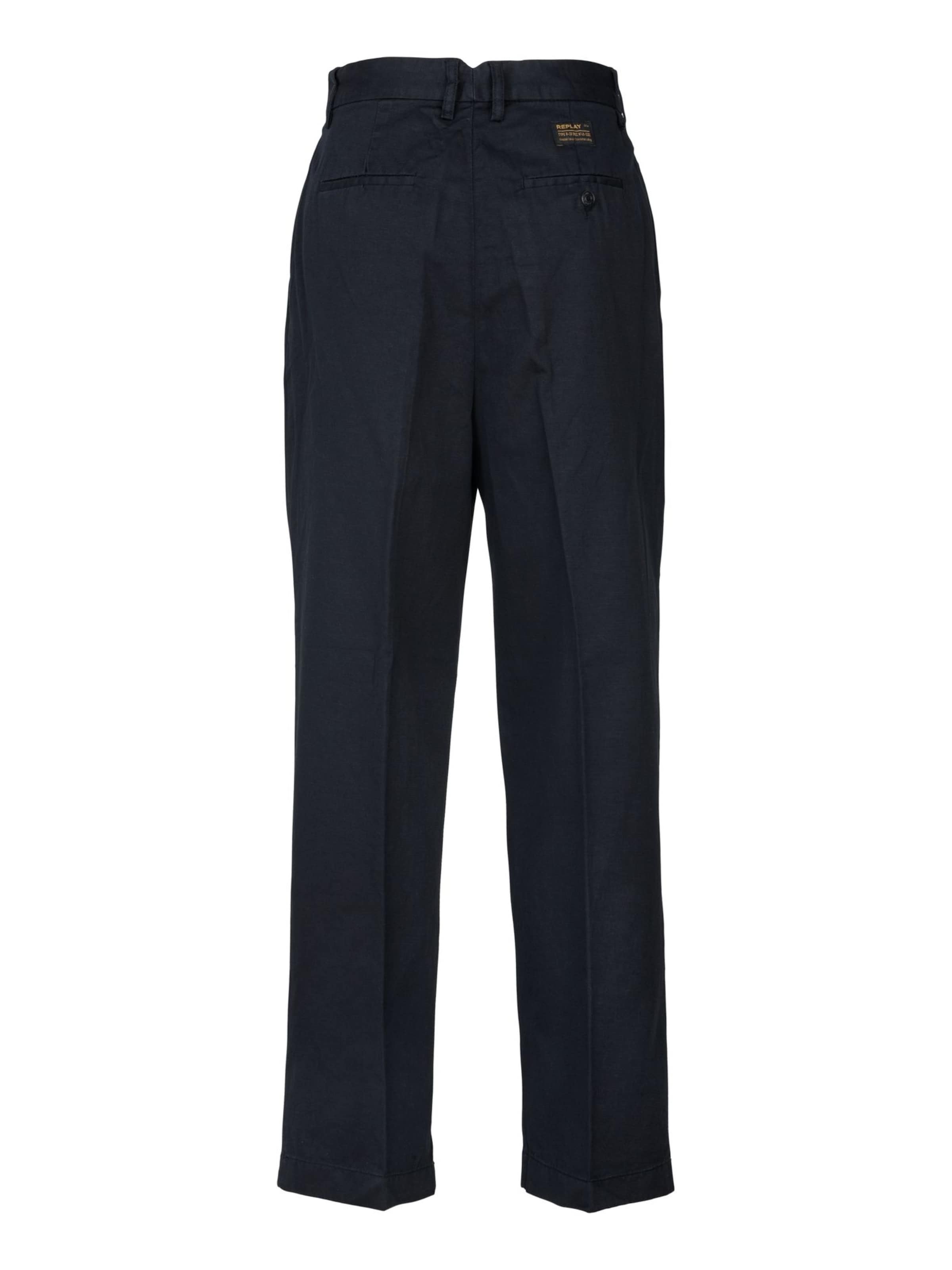 REPLAY Regular Hose in Schwarz