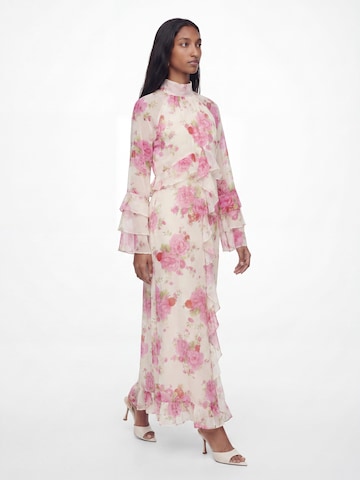 KAVAZI Платье 'Romantic chiffon dress' в Ярко-розовый