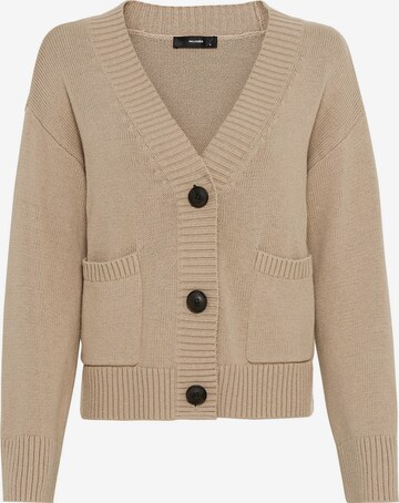 HALLHUBER Knit Cardigan 'Boxy' in Beige: front