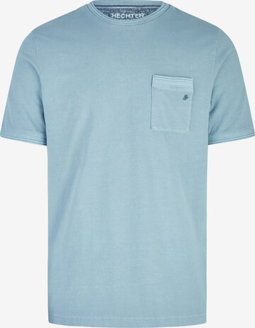 T-Shirt HECHTER PARIS en bleu : devant