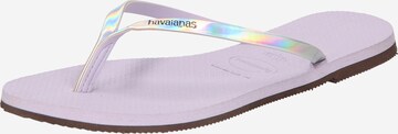 Séparateur d'orteils HAVAIANAS en violet : devant