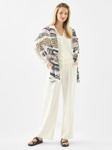 CODELLO Schal mit Animal-Muster-Mix in Schwarz