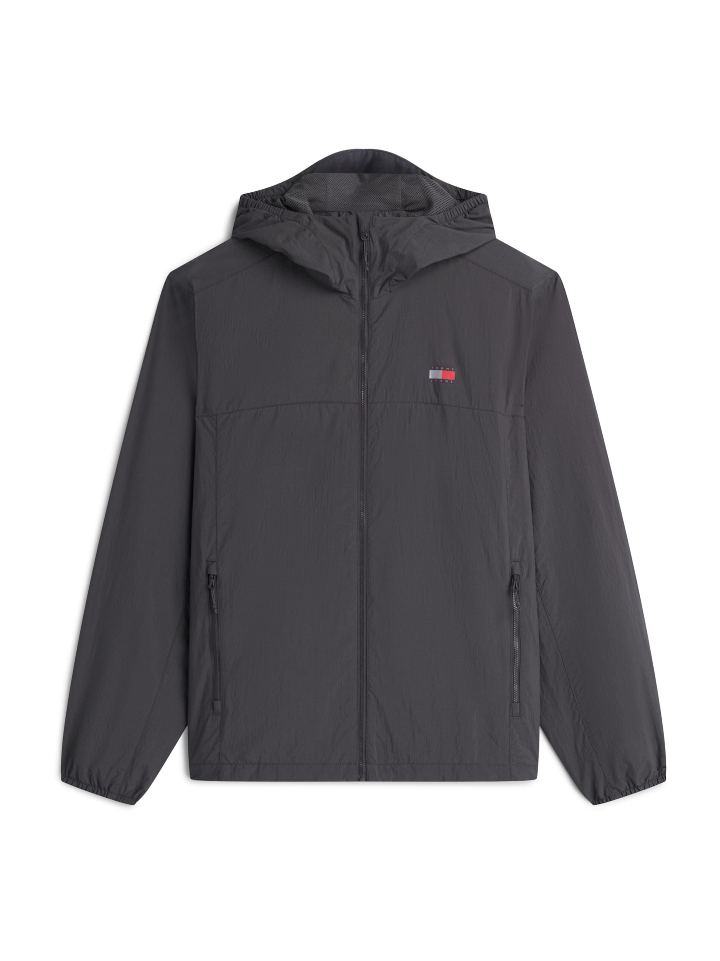 Tommy Jeans Tussenjas 'CHICAGO' in Grijs: voorkant