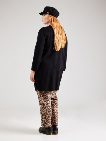 Vero Moda Curve Strickjacke 'VMCSABA' in Schwarz