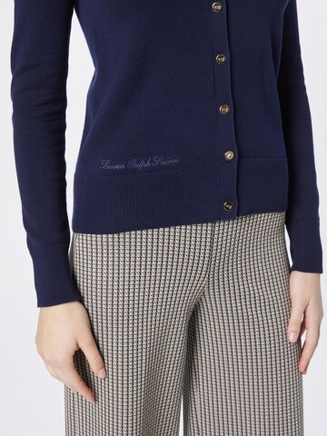 Lauren Ralph Lauren Knit cardigan 'DENZEL' in Blue