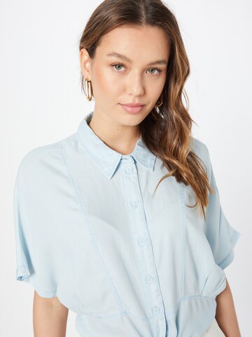 TOM TAILOR DENIM Blouse in Blue