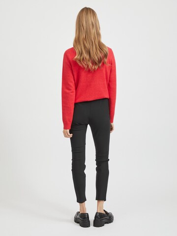 VILA Skinny Leggings 'Simine' in Zwart