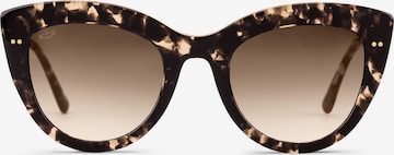 Kapten & Son Okulary przeciwsłoneczne 'Sofia Crystal Tortoise Brown' w kolorze brązowy