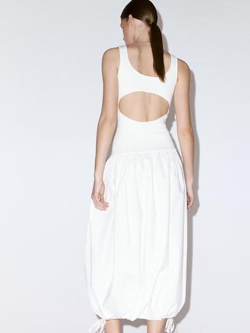 MANGO Kleid 'GLOBIS' in Weiß
