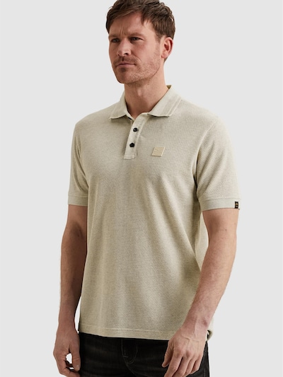 Maglietta 'Polo shirt with texture and ribbed hems' in S PME Legend di colore beige, Visualizzazione prodotti