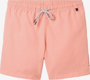 Shorts de bain TOM TAILOR en orange : devant