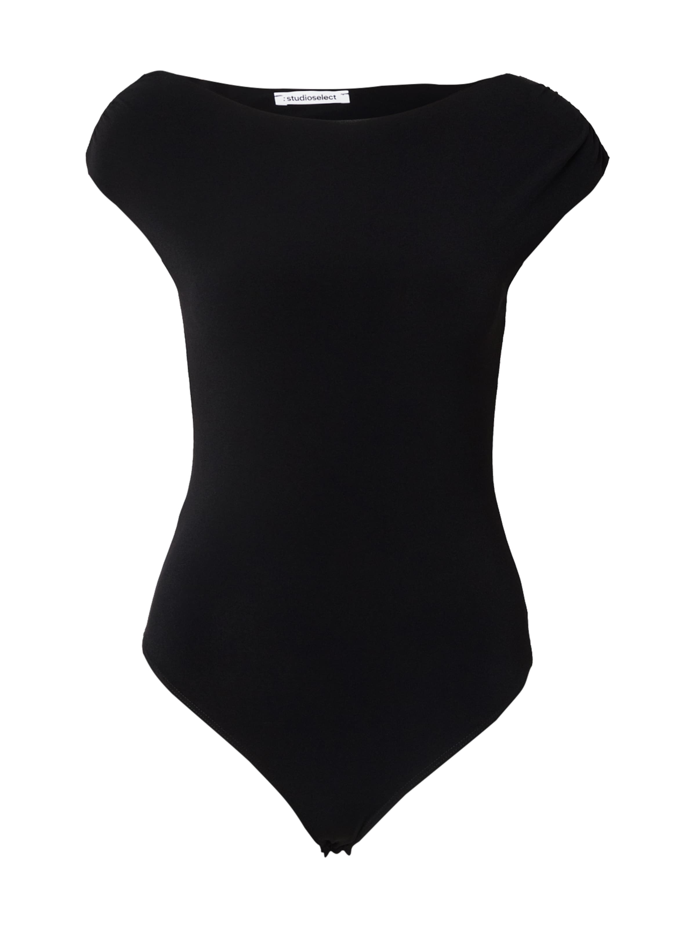 studioselect Блуза боди 'Lana' в черно: отпред
