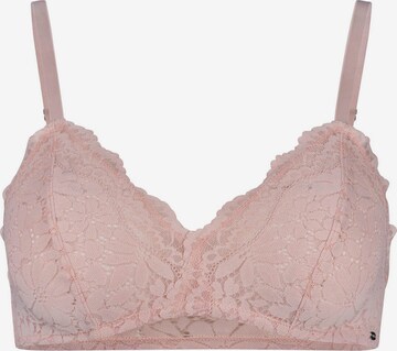 Skiny T-shirt Bra in Pink: front