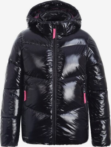 ICEPEAK Winter Jacket in Black: front