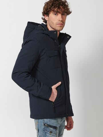 KOROSHI Between-Season Jacket in Blue