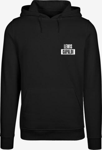 Merchcode Sweatshirt 'Lewis Capaldi - PP' in Zwart: voorkant