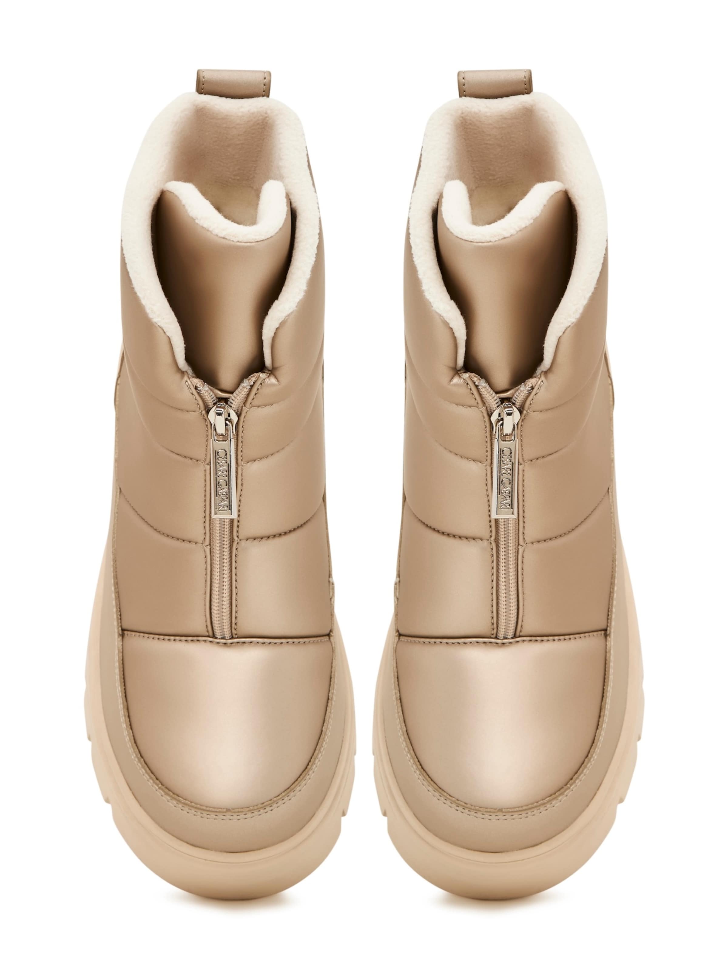 CESARE GASPARI Snow boots in Gold