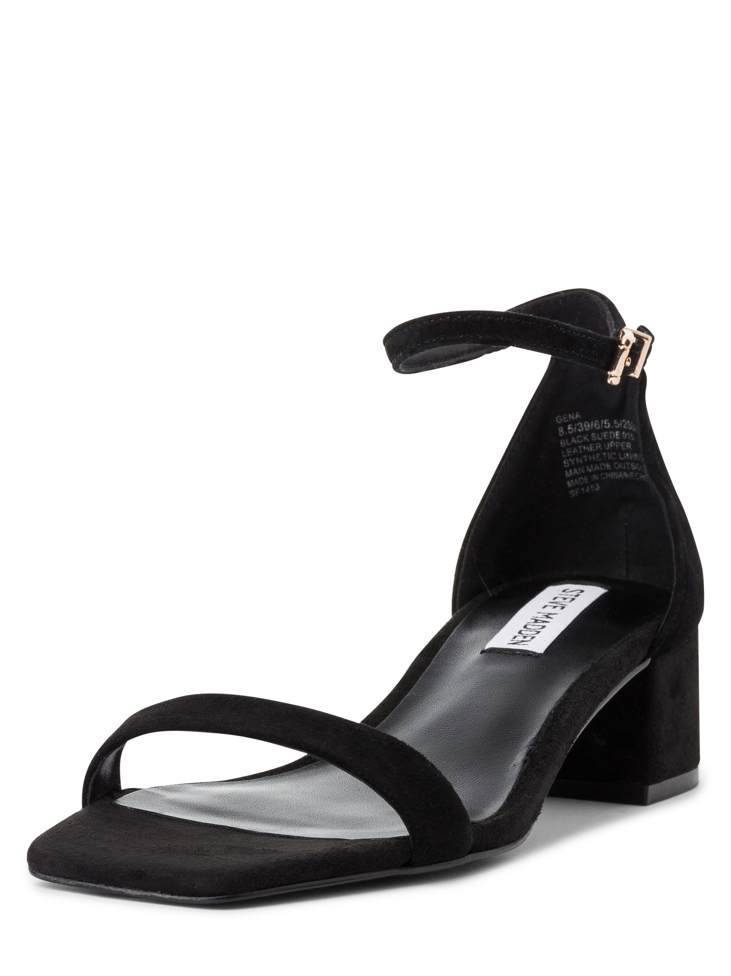 STEVE MADDEN Riemensandale 'Gena' in Schwarz: Vorderseite