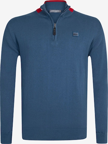 mėlyna Jacey Quinn Megztinis: priekis