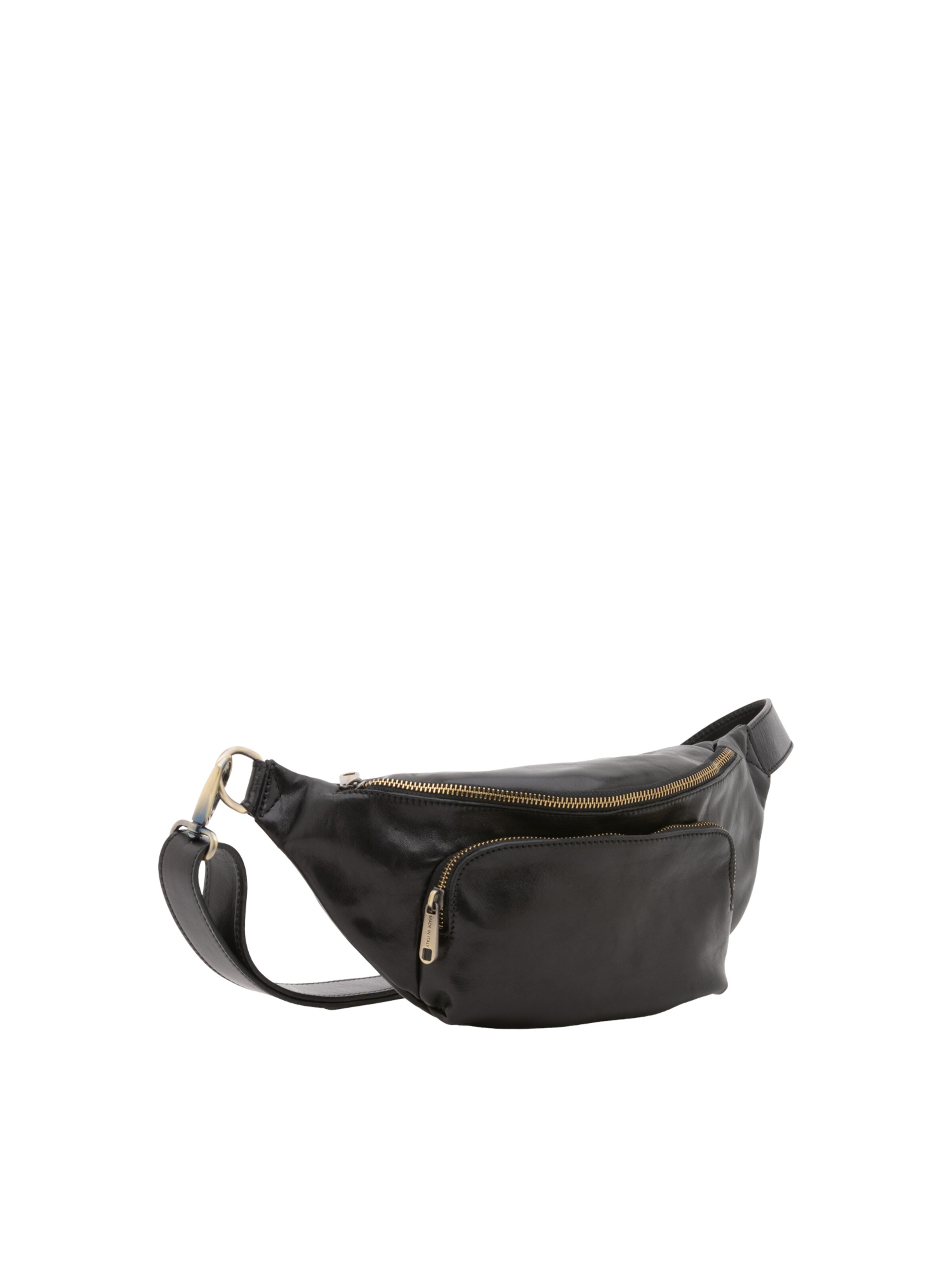 Marsupio di Viola Castellani in nero: frontale