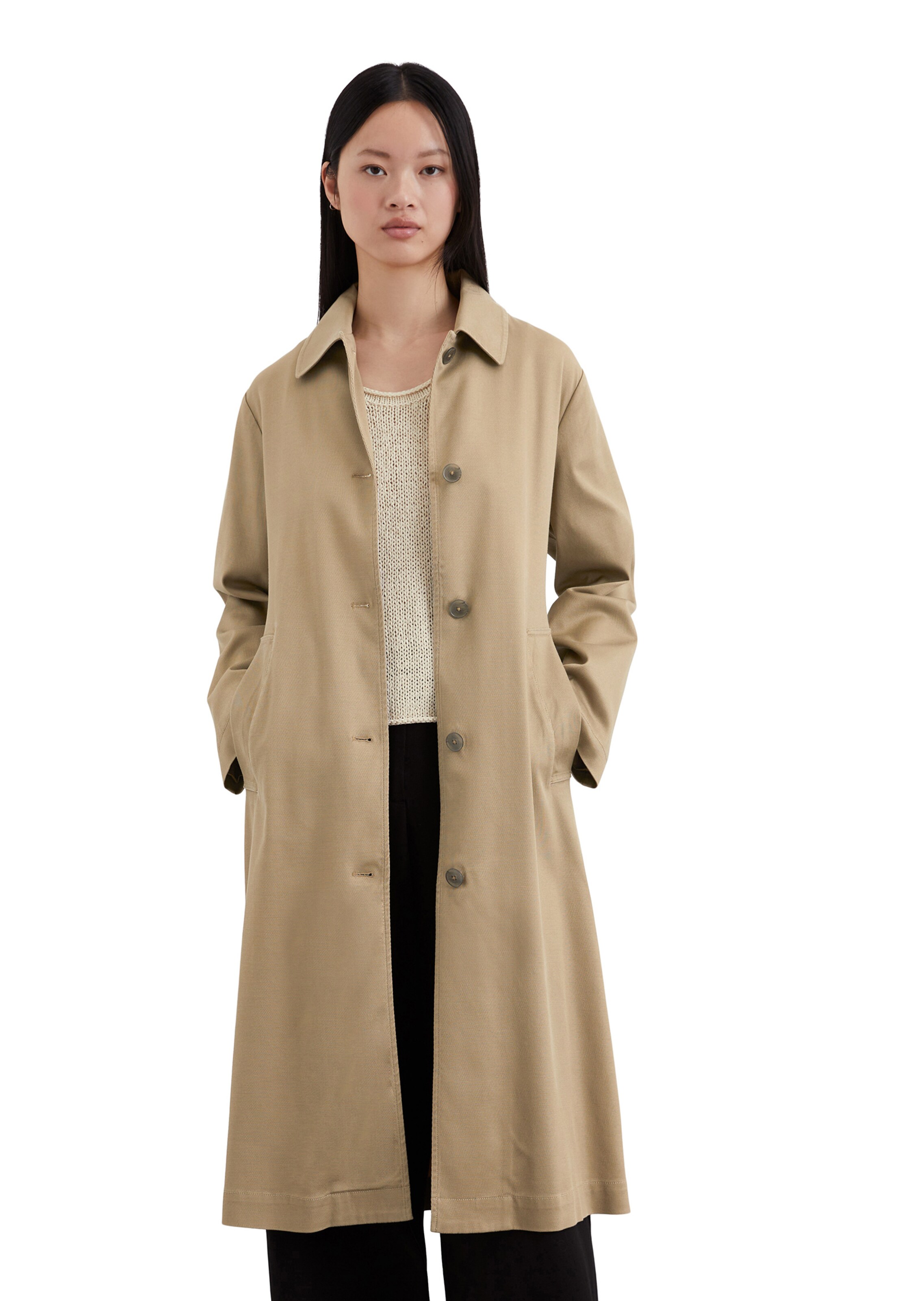 Marc O'Polo Mantel in Beige: Vorderseite