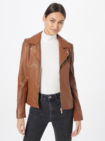 Veste mi-saison 'KENDALL' Studio AR en marron : devant