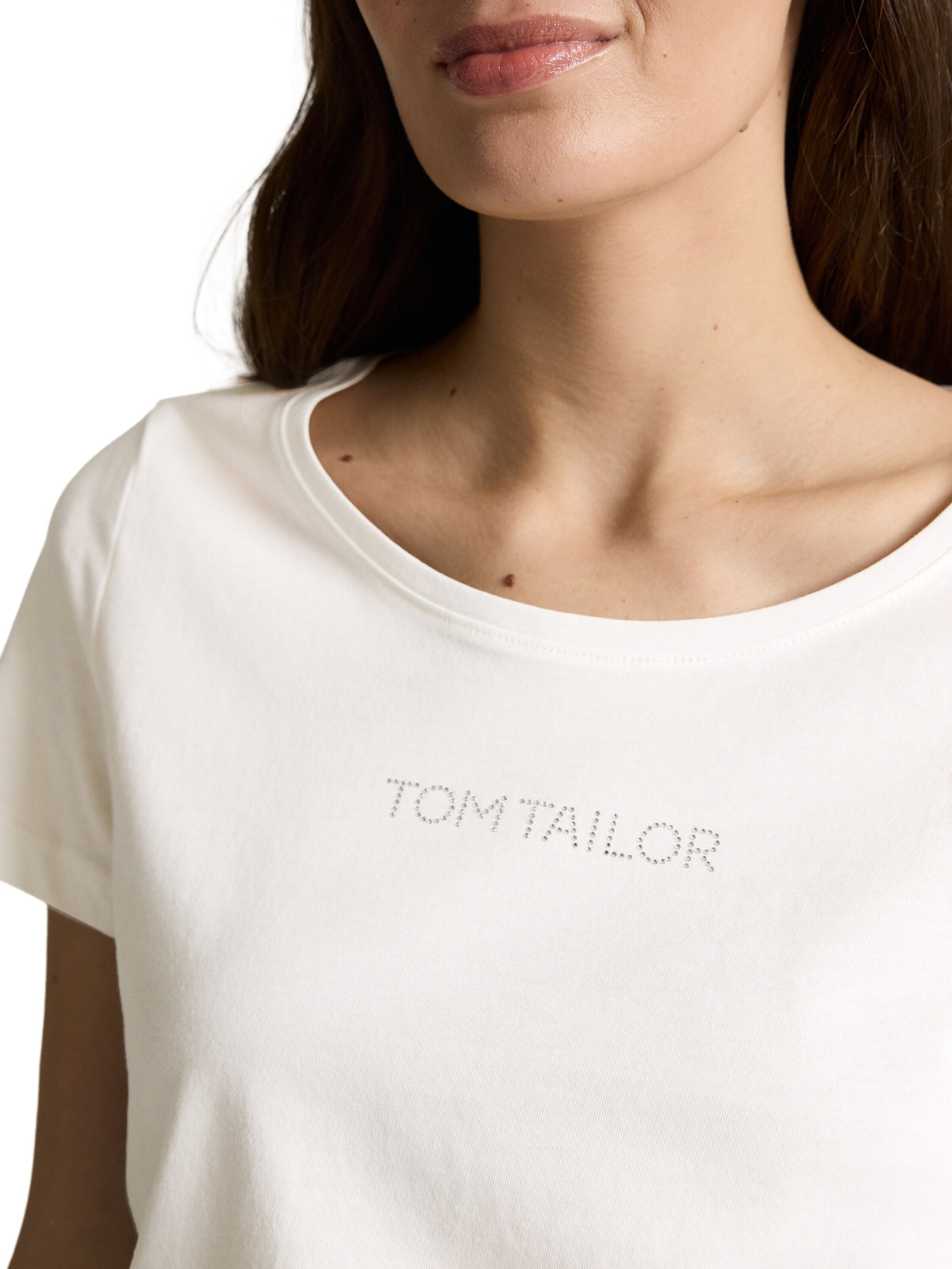 Tricou de la TOM TAILOR pe alb