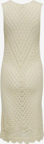 JDY Knit dress 'SUN' in Beige