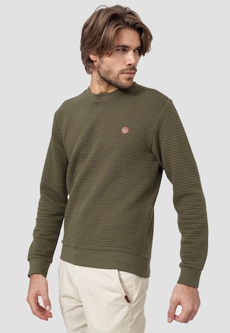 INDICODE JEANS Sweatshirt 'Dash' in Groen