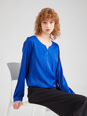 COMMA Bluse in Blau