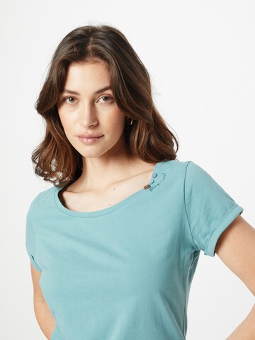 Ragwear TShirt 'FLORAH' in Blau