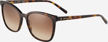 Lunettes de soleil '1723/S' TOMMY HILFIGER en marron : devant