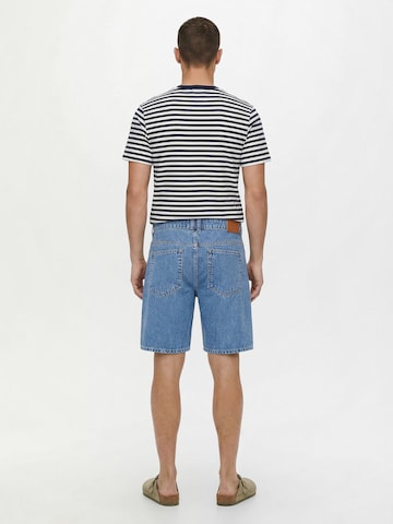 Everly Тениска 'Light Weight' в синьо