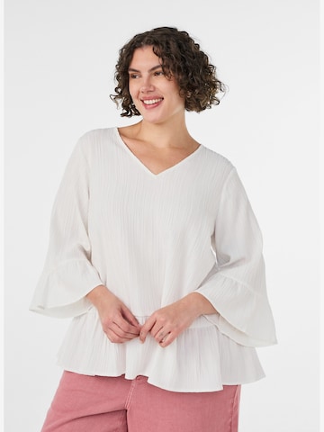 ZizziBluza 'MYASHA' - bijela boja: prednji dio