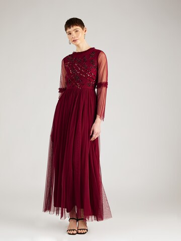 Robe de soirée 'Dilma' LACE & BEADS en rouge : devant