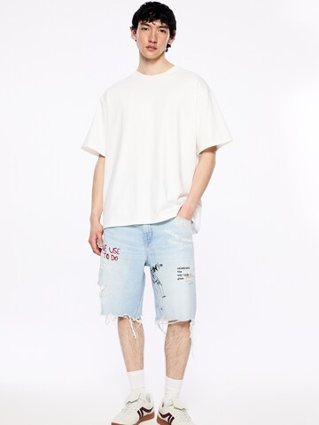 Pull&Bear Regular Shorts in Blau