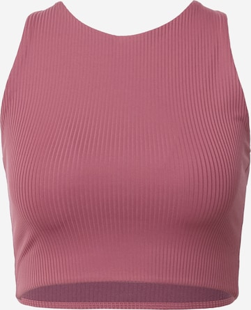 Girlfriend Collective Bustier Sports-BH 'DYLAN' i lilla: forside