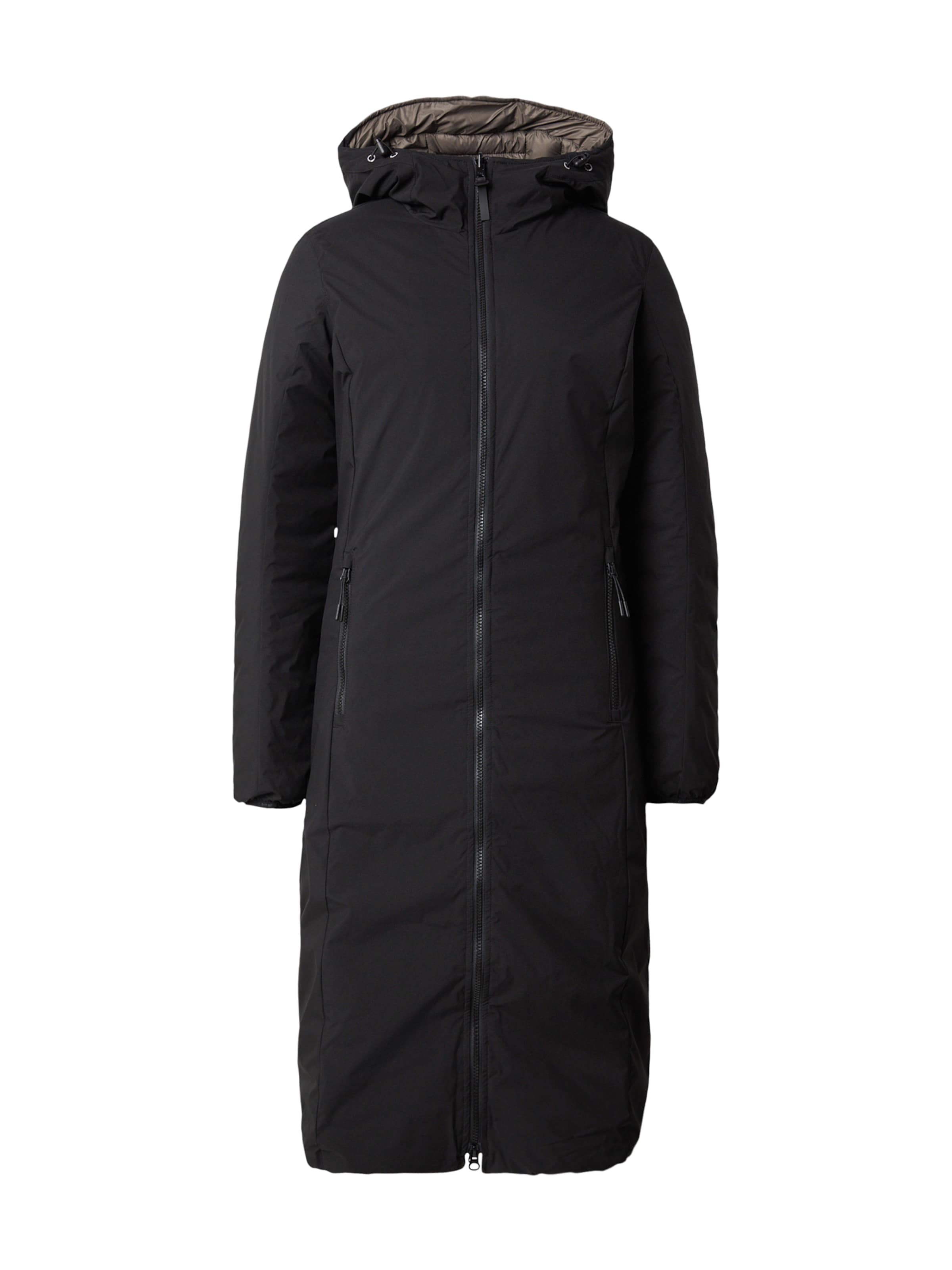 ICEPEAK Παλτό πεζοπορίας 'POMPEY' σε μαύρο: μπροστά