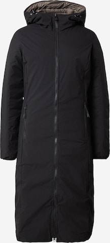 ICEPEAK Outdoormantel 'POMPEY' in Schwarz: Vorderseite