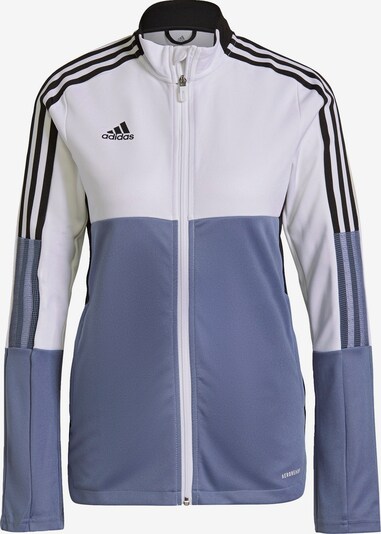 ADIDAS PERFORMANCE Športna jakna 'Tiro' | golobje modra / črna / bela barva, Prikaz izdelka