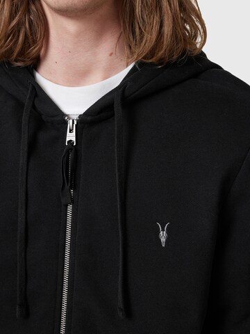AllSaints Sweat jacket 'Raven' in Black