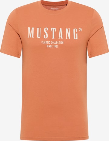 MUSTANG Shirt in Orange: front