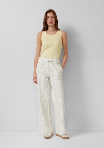 s.Oliver Wide leg Trousers in Beige