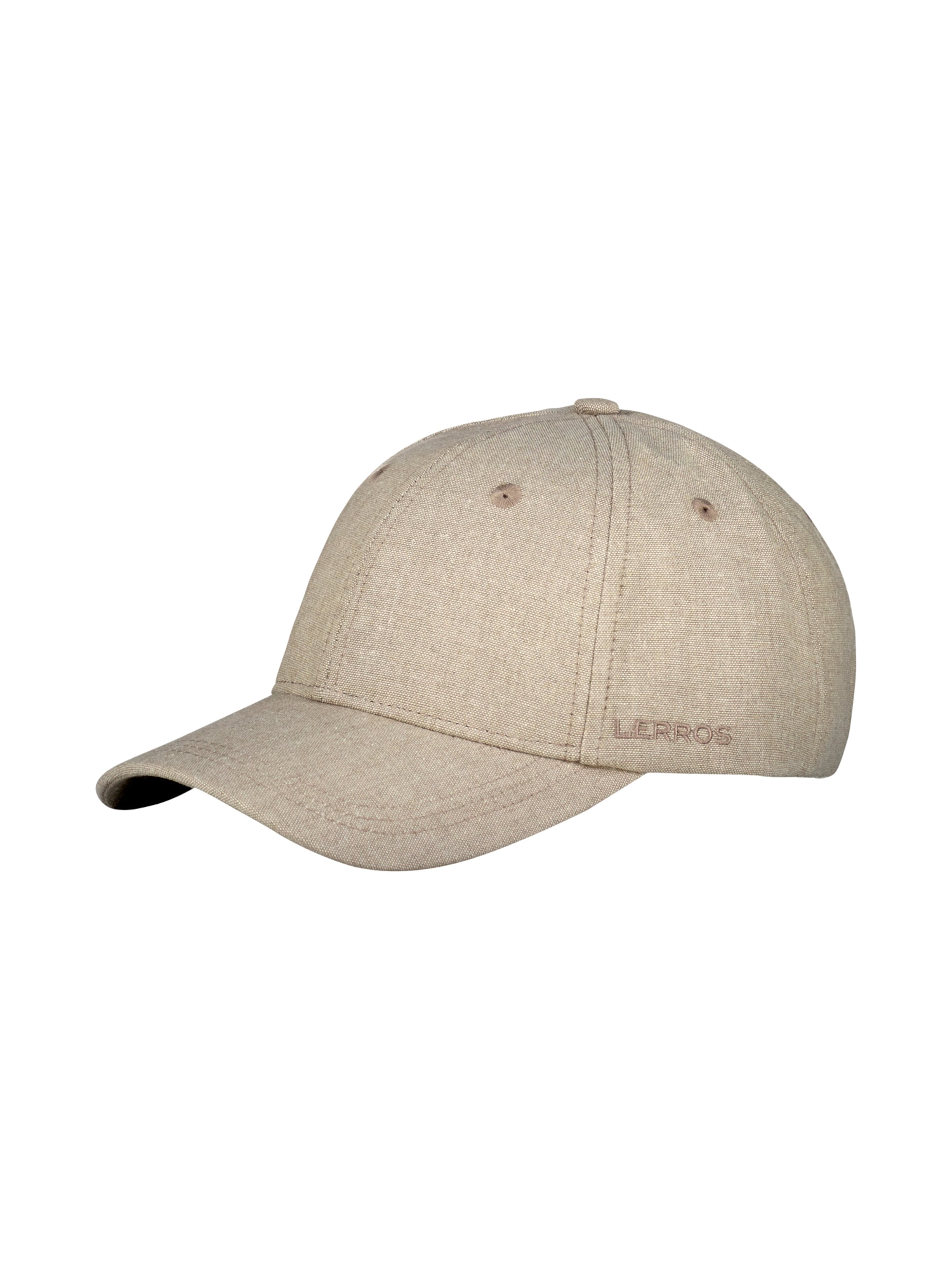 LERROS Athletic Cap in Beige: front