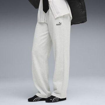 PUMA Loosefit Broek 'Essentials' in Grijs: voorkant