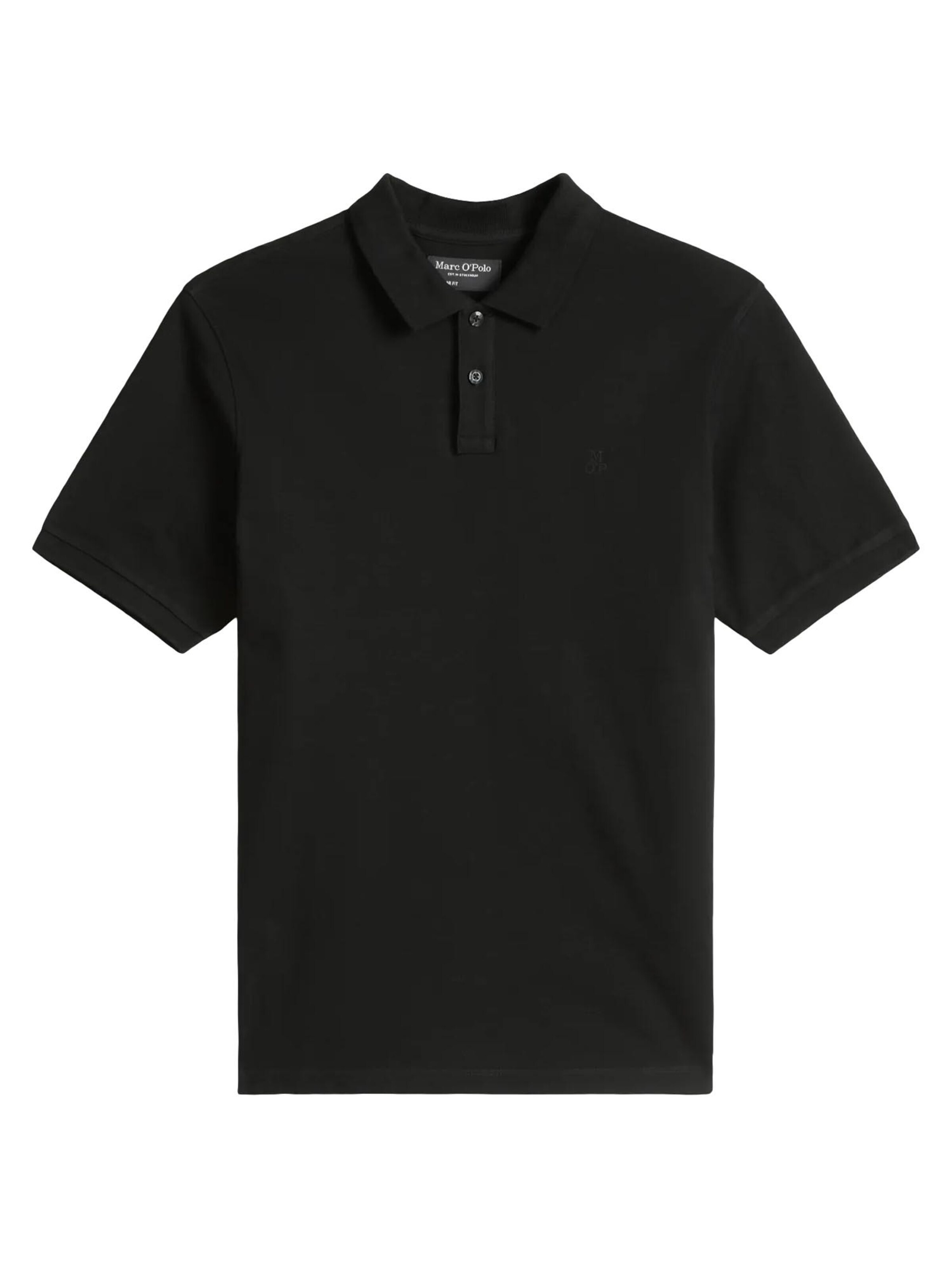 Marc O'Polo Shirt 'Yorick'‌‌‌‌‌‌‌‌‌ in Schwarz: Vorderseite