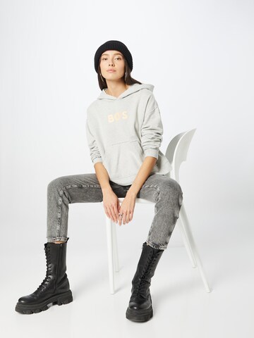 Sweat-shirt 'Eshina' BOSS Orange en gris