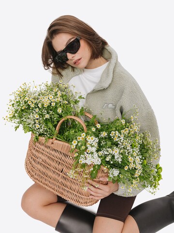 Kubota Sweatshirt 'Kubota Women's Oversized Fleece Sweatshirt Between-seasons Jacket' i grøn