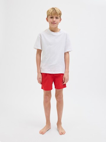 Pantaloncini da bagno 'JPSTMAUI' di Jack & Jones Junior in rosso