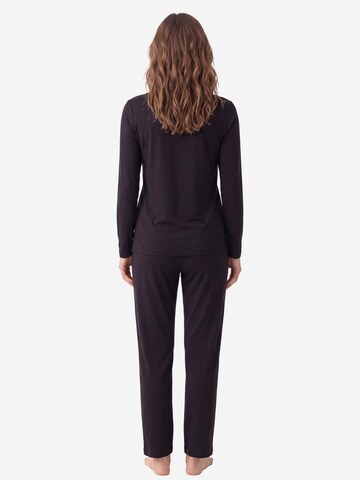 SCHIESSER Pajama 'Mix & Relax' in Black